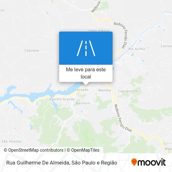 Rua Guilherme De Almeida mapa