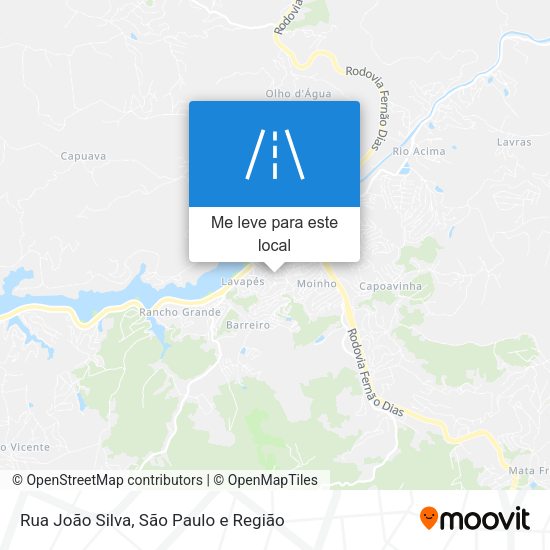 Rua João Silva mapa
