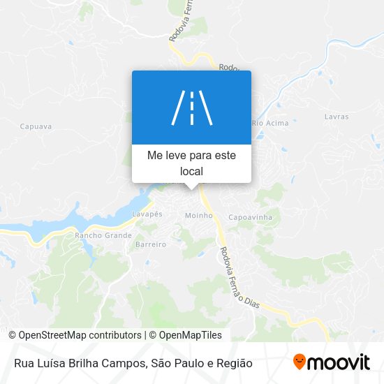Rua Luísa Brilha Campos mapa