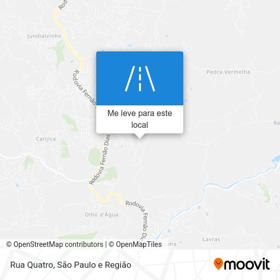 Rua Quatro mapa