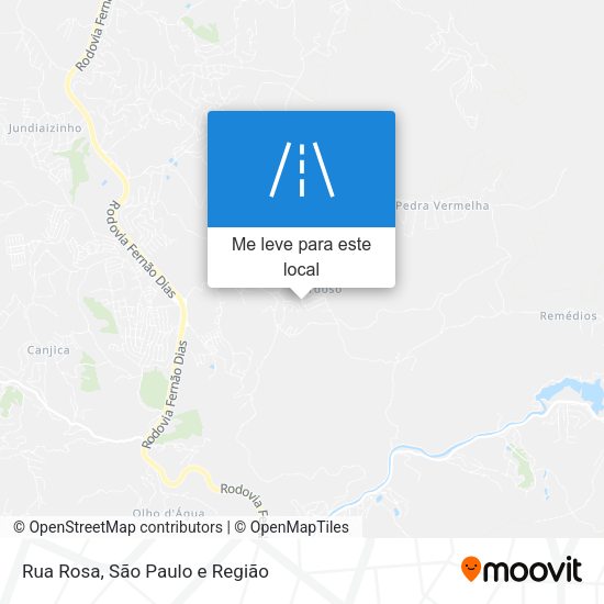 Rua Rosa mapa