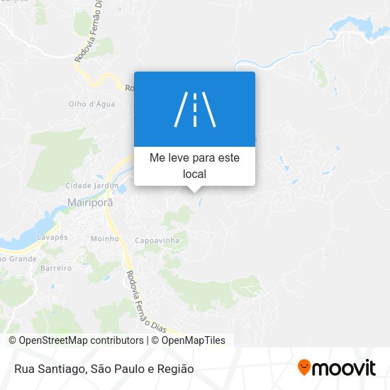 Rua Santiago mapa
