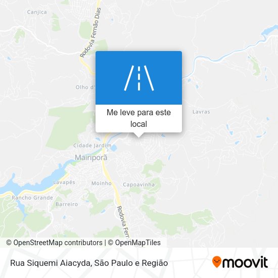 Rua Siquemi Aiacyda mapa