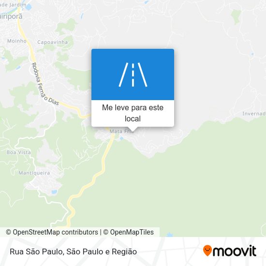 Rua São Paulo mapa