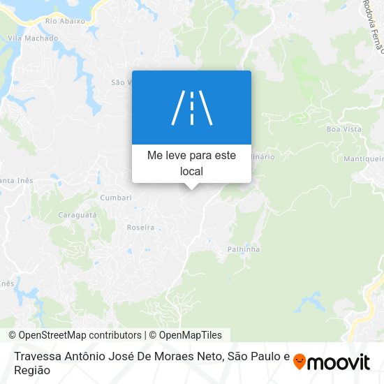 Travessa Antônio José De Moraes Neto mapa