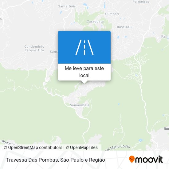 Travessa Das Pombas mapa