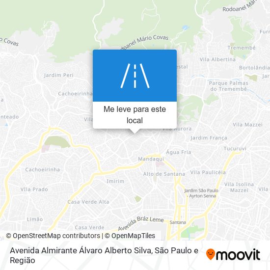 Avenida Almirante Álvaro Alberto Silva mapa