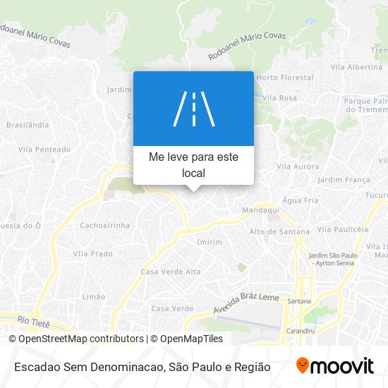 Escadao Sem Denominacao mapa