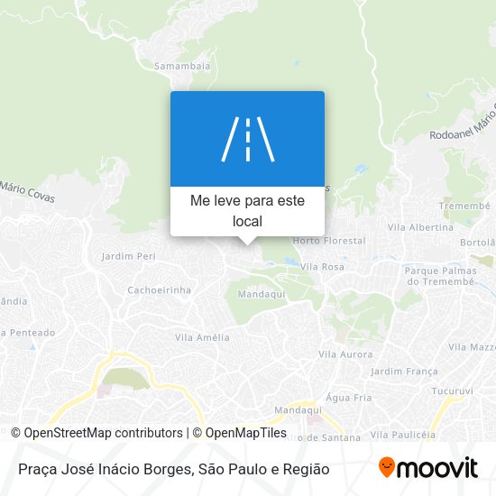 Praça José Inácio Borges mapa