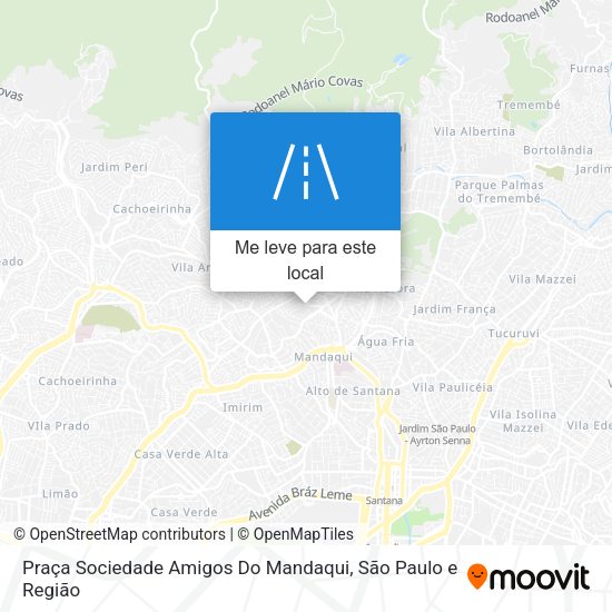 Praça Sociedade Amigos Do Mandaqui mapa