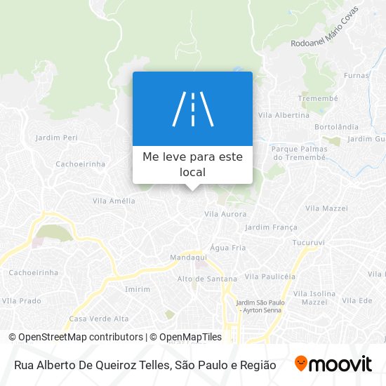 Rua Alberto De Queiroz Telles mapa