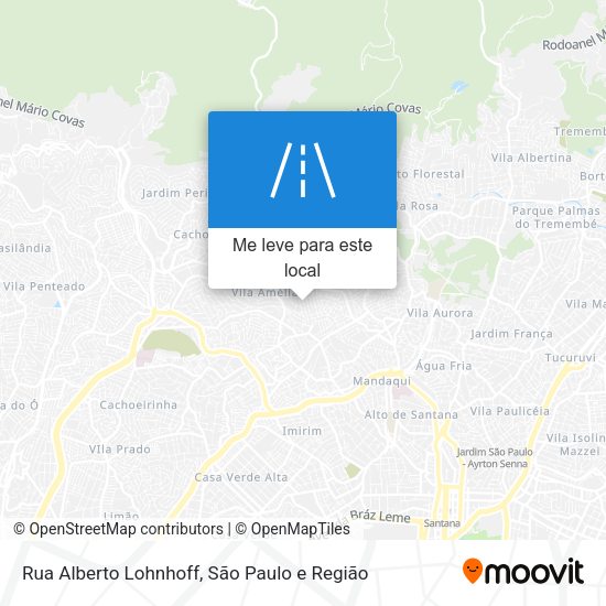 Rua Alberto Lohnhoff mapa