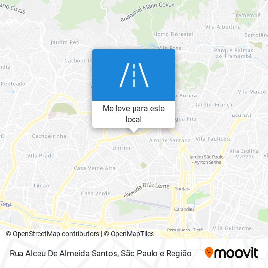 Rua Alceu De Almeida Santos mapa