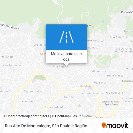 Rua Alto De Montealegre mapa