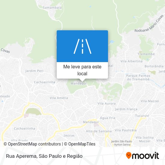 Rua Aperema mapa