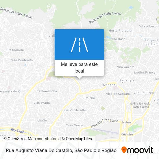Rua Augusto Viana De Castelo mapa