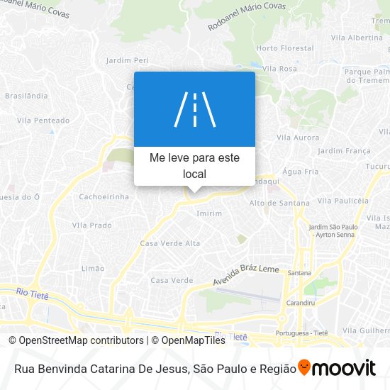 Rua Benvinda Catarina De Jesus mapa