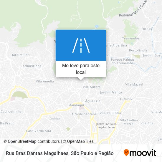 Rua Bras Dantas Magalhaes mapa