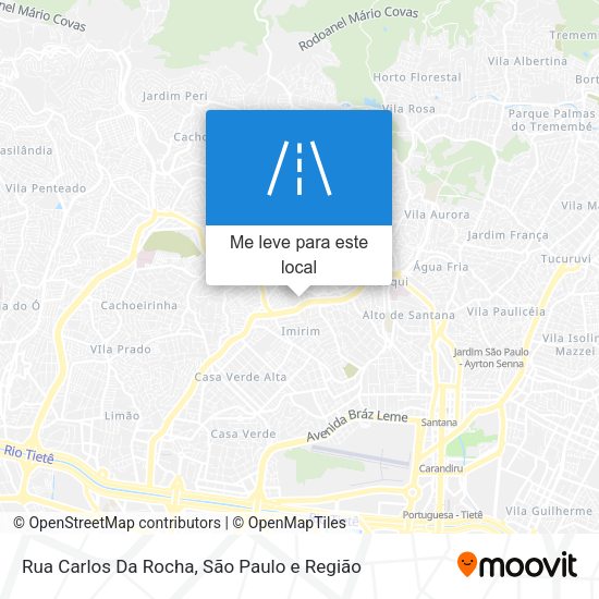 Rua Carlos Da Rocha mapa