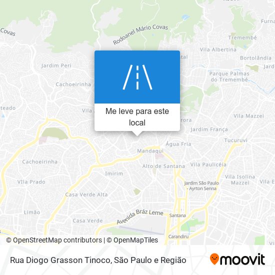 Rua Diogo Grasson Tinoco mapa