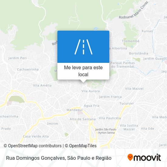 Rua Domingos Gonçalves mapa