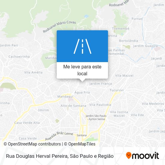 Rua Douglas Herval Pereira mapa
