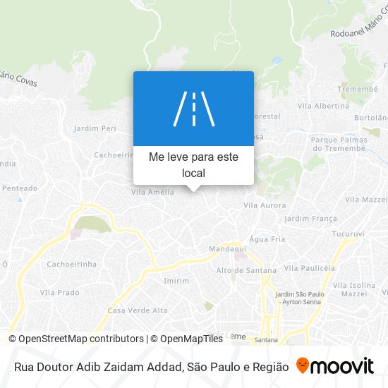 Rua Doutor Adib Zaidam Addad mapa