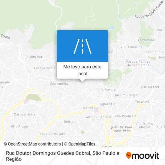 Rua Doutor Domingos Guedes Cabral mapa