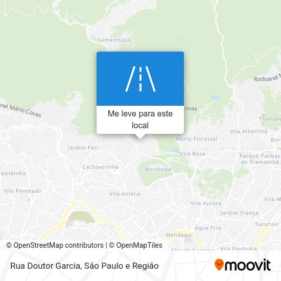 Rua Doutor Garcia mapa