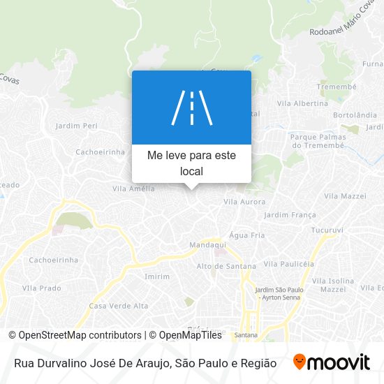 Rua Durvalino José De Araujo mapa