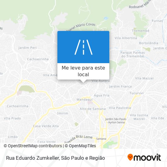 Rua Eduardo Zumkeller mapa