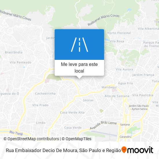 Rua Embaixador Decio De Moura mapa