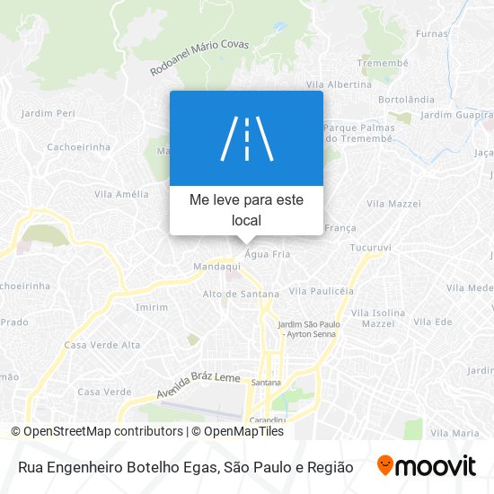 Rua Engenheiro Botelho Egas mapa