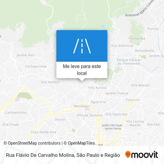 Rua Flávio De Carvalho Molina mapa