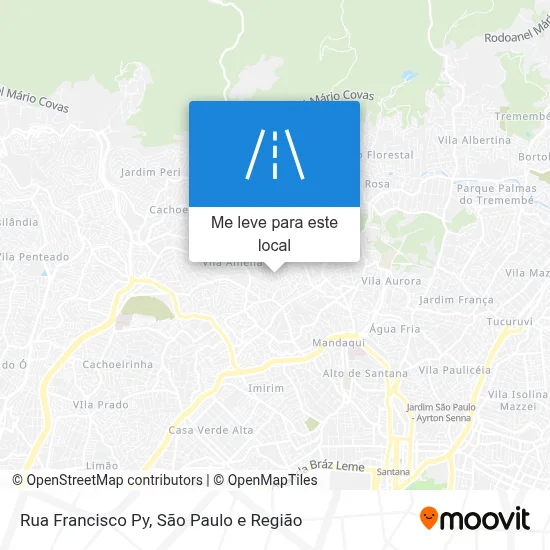 Rua Francisco Py mapa