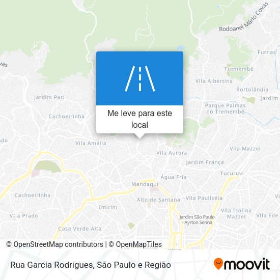 Rua Garcia Rodrigues mapa