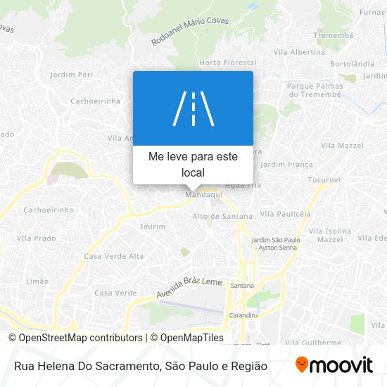 Rua Helena Do Sacramento mapa