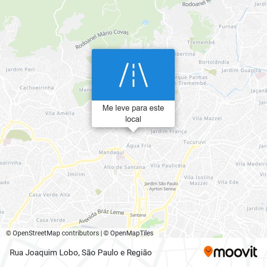 Rua Joaquim Lobo mapa