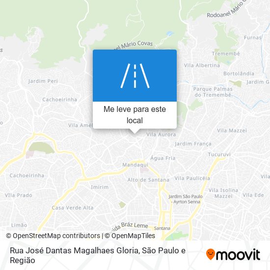 Rua José Dantas Magalhaes Gloria mapa