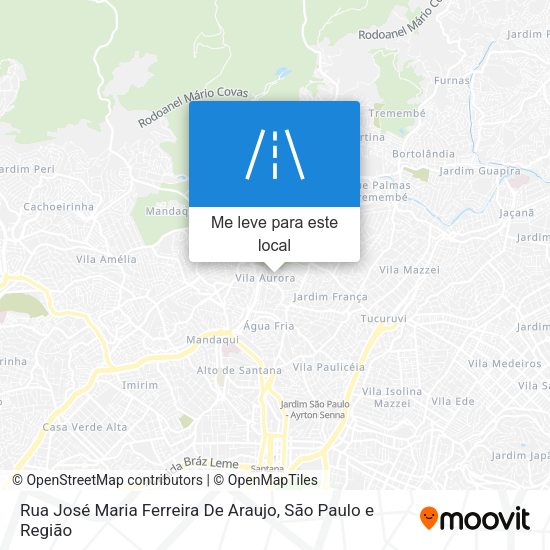 Rua José Maria Ferreira De Araujo mapa