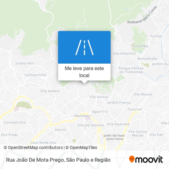 Rua João De Mota Prego mapa