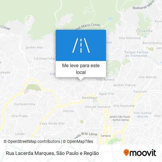 Rua Lacerda Marques mapa