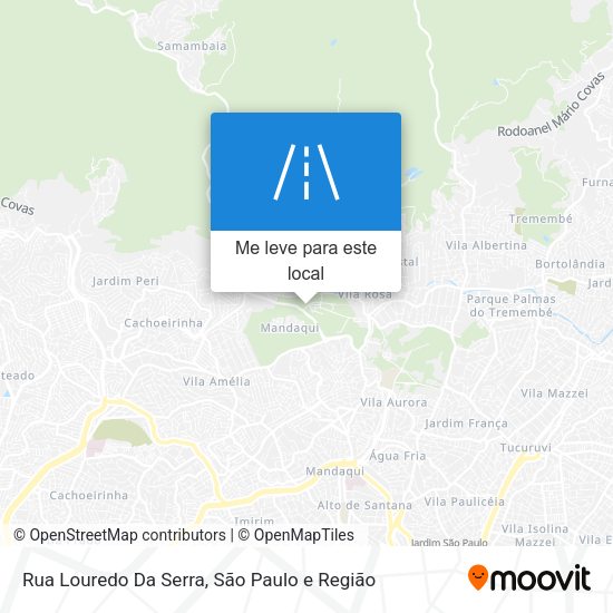Rua Louredo Da Serra mapa