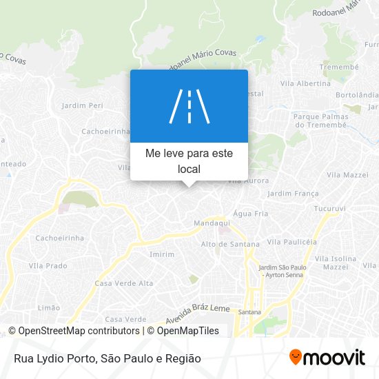 Rua Lydio Porto mapa
