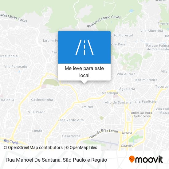 Rua Manoel De Santana mapa