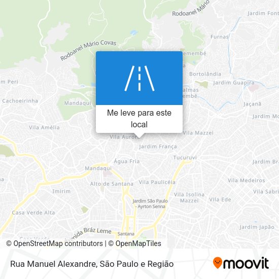 Rua Manuel Alexandre mapa