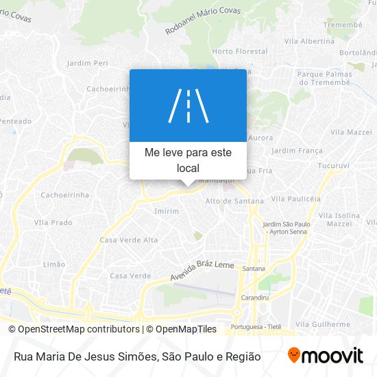 Rua Maria De Jesus Simões mapa