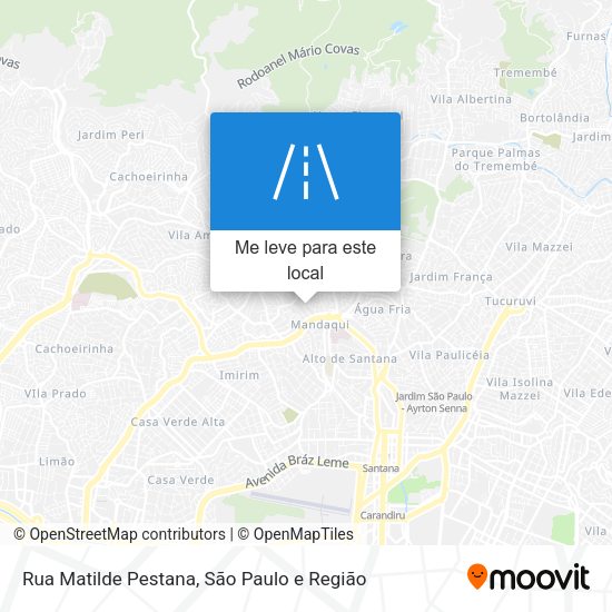 Rua Matilde Pestana mapa