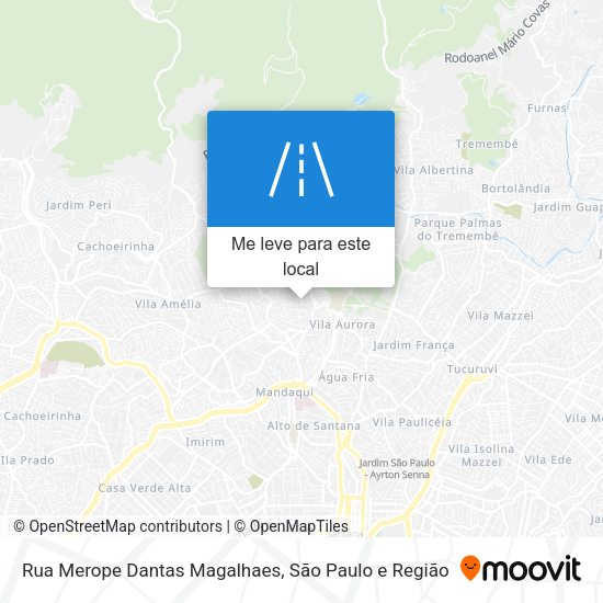 Rua Merope Dantas Magalhaes mapa