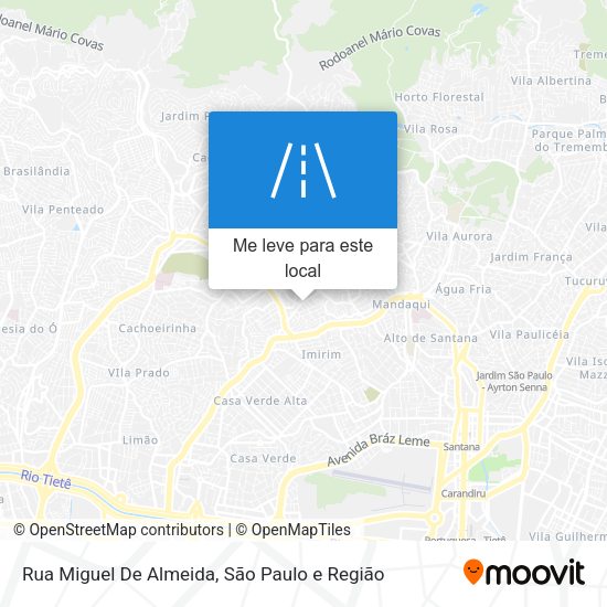 Rua Miguel De Almeida mapa